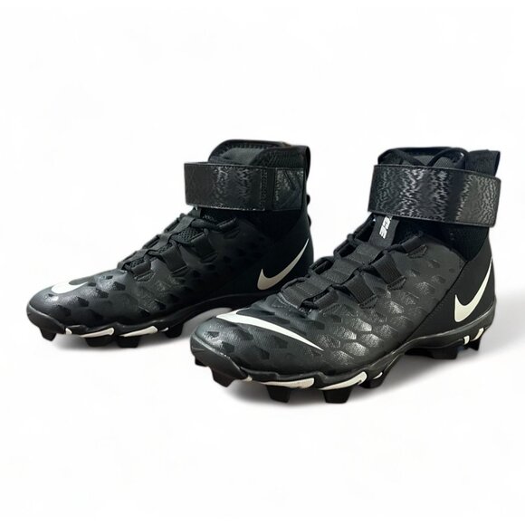 Nike Force Savage Shark 2 Black & White Cleats Mens US 11 - Picture 3 of 10